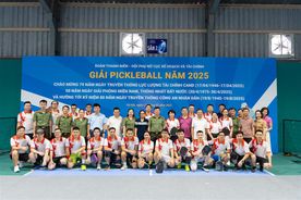 Cục Kế hoạch và tài chính tổ chức Giải thi đấu Pickleball kỷ niệm 79 năm Ngày truyền thống