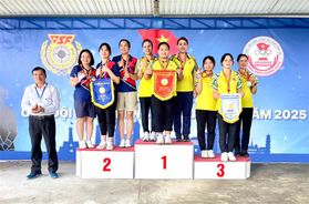 Đội tuyển Bắn súng Công an nhân dân giành thành tích cao tại Giải vô địch các đội mạnh bắn súng quốc gia 2025