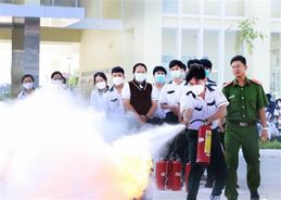 Ninh Thuận: Đẩy mạnh tuyên truyền, tập huấn phòng cháy, chữa cháy cho công nhân và học sinh