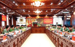 Thứ trưởng Đặng Hồng Đức làm việc Công an các tỉnh Lâm Đồng, Đắk Nông và Bình Thuận