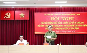 Nghiên cứu sắp xếp, tổ chức lại mô hình Công đoàn trong Công an nhân dân