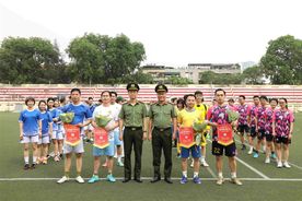 Giao lưu bóng đá chào mừng kỷ niệm 44 năm ngày thành lập Cục Đối ngoại