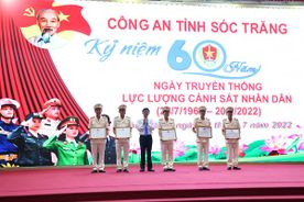 Lực lượng Cảnh sát nhân dân Công an tỉnh Sóc Trăng xứng đáng với 16 chữ vàng