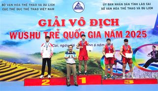 Đội tuyển Wushu Công an nhân dân xuất sắc giành nhiều huy chương tại Giải Vô địch Wushu trẻ quốc gia năm 2025