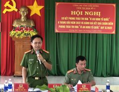 Cụm thi đua số 4 Công an tỉnh Đắk Nông sơ kết phong trào thi đua “Vì an ninh Tổ quốc” 6 tháng đầu năm 2022