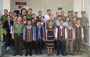 Lãnh đạo Công an thành phố Đà Nẵng gặp mặt Đoàn đại biểu Người có uy tín trong đồng bào dân tộc thiểu số