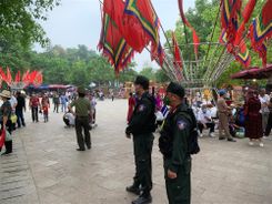 Đảm bảo an ninh, trật tự cho người dân về lễ hội Đền Hùng