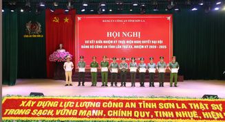 Sơ kết giữa nhiệm kỳ thực hiện Nghị quyết Đại hội Đảng bộ Công an tỉnh Sơn La