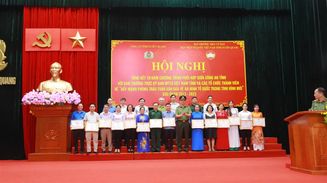 Tuyên Quang: Hội nghị tổng kết 10 năm phối hợp đẩy mạnh phong trào toàn dân bảo vệ an ninh Tổ quốc