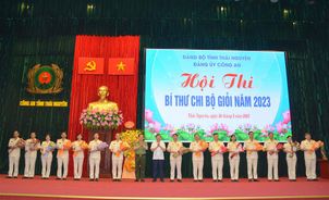 Đảng ủy Công an tỉnh Thái Nguyên sôi nổi Hội thi Bí thư chi bộ giỏi năm 2023