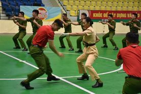 Bế mạc vòng chung kết Hội thi quân sự, võ thuật trong Công an nhân dân