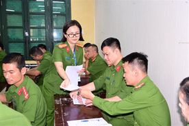 Hải Phòng: Kiểm tra chất lượng Cảnh sát khu vực Công an thành phố năm 2023