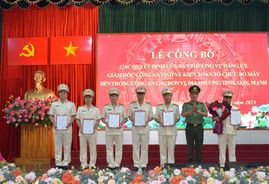 Công an tỉnh Hưng Yên kiện toàn tổ chức bộ máy bên trong theo Đề án của Bộ Công an
