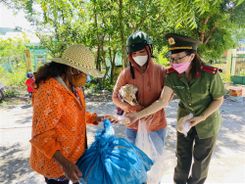 Công an tỉnh Ninh Thuận đẩy mạnh các hoạt động an sinh xã hội