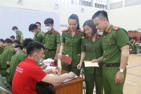 Học viện Cảnh sát nhân dân vận động hơn 1.000 đơn vị máu cứu người