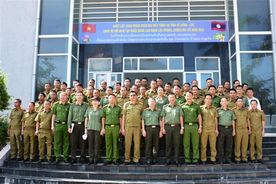 Nâng cao năng lực phòng chống ma túy cho Công an tỉnh Sê Kông (Lào)