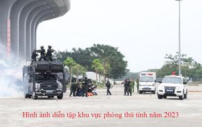 Công an tỉnh Hà Nam diễn tập thực binh phương án chống khủng bố tấn công mạng; giải quyết tập trung đông người gây rối an ninh, trật tự năm 2023