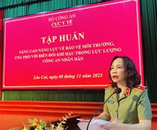 Nâng cao năng lực bảo vệ môi trường trong lực lượng Công an nhân dân
