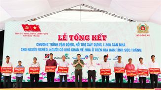 1.200 căn nhà đã được trao tặng tặng người nghèo, người khó khăn về nhà ở tại Sóc Trăng.