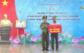 Công an tỉnh Bạc Liêu lan tỏa giá trị nhân văn từ hoạt động đền ơn đáp nghĩa, an sinh xã hội
