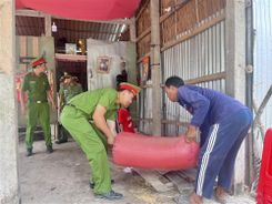 Triển khai xây nhà tặng người nghèo từ nguồn kinh phí Bộ Công an vận động và quỹ an sinh xã hội tỉnh Trà Vinh