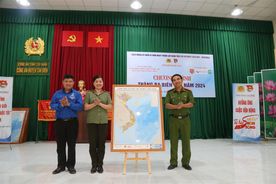 Tuổi trẻ Công an Bình Dương với hành trình Tháng Ba biên giới năm 2024