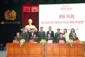 Cụm thi đua số 6 Bộ Công an ký giao ước thi đua “Vì an ninh Tổ quốc” năm 2024