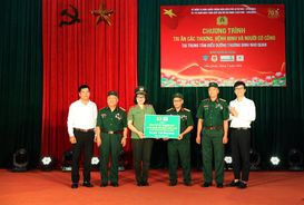Tri ân các thương bệnh binh và người có công tại Trung tâm điều dưỡng thương binh Nho Quan