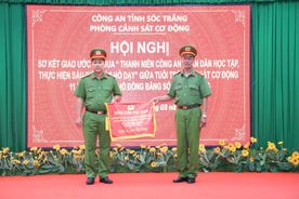 Tuổi trẻ Cảnh sát cơ động Công an các tỉnh Đồng bằng sông Cửu Long tổ chức hội nghị sơ kết giao ước thi đua