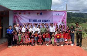 Khánh thành, đưa vào sử dụng “Trường đẹp cho em” số 33 tại xã biên giới Tân Xuân, huyện Vân Hồ, tỉnh Sơn La