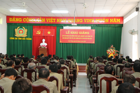 Sóc Trăng: Tập huấn về công tác bảo đảm an ninh trật tự đối với lực lượng Bảo vệ dân phố năm 2024