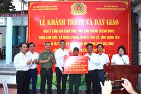 Hưng Yên: Bàn giao nhà ở tặng người có công với cách mạng