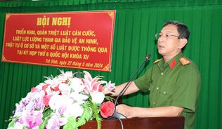 Triển khai, quán triệt Luật Căn cước và Luật Lực lượng tham gia bảo vệ an ninh trật tự ở cơ sở