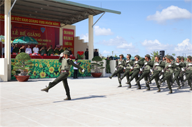 Công dân thực hiện nghĩa vụ tham gia Công an nhân dân tỉnh Hậu Giang hoàn thành khóa huấn luyện chiến sỹ mới