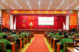 Đảng ủy Công an tỉnh Hậu Giang thông báo nhanh kết quả Hội nghị Trung ương 9, khóa XIII