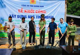 Khởi công xây dựng nhà tình nghĩa tặng hộ gia đình có hoàn cảnh khó khăn tại huyện Phước Sơn, tỉnh Quảng Nam