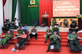 Hơn 500 cán bộ, chiến sĩ Công an Khánh Hòa tham gia hiến máu tình nguyện