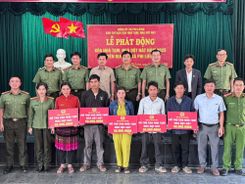 Tuổi trẻ công an Lâm Đồng chung tay xóa nhà tạm, nhà dột nát trên địa bàn