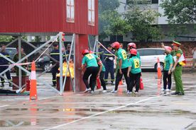 Hội thi nghiệp vụ chữa cháy và cứu nạn, cứu hộ “Tổ liên gia an toàn phòng cháy, chữa cháy” toàn quốc năm 2024 - vòng thứ 2, khu vực VI