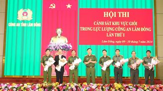 Công an Lâm Đồng tổ chức Hội thi Cảnh sát khu vực giỏi