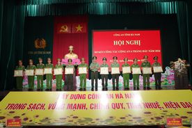 Công an Hà Nam sơ kết công tác 6 tháng đầu năm 2024