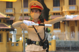 Công an thành phố Hà Nội phân luồng giao thông phục vụ Lễ Quốc tang Tổng Bí thư Nguyễn Phú Trọng