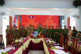 Hợp tác đảm bảo an ninh, trật tự trên tuyến biên giới giáp Lào