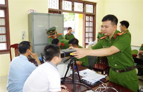 Công an Hà Nam mở đợt cao điểm triển khai thực hiện Luật Căn cước năm 2023