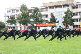 Công an tỉnh Gia Lai tổ chức Hội thi Điều lệnh, quân sự, võ thuật