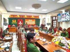 Đối thoại giữa Đảng ủy, lãnh đạo Công an tỉnh Bình Định với cán bộ, chiến sỹ Công an cấp xã trên địa bàn tỉnh