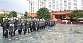 Bộ công an kiểm tra công tác Cảnh sát cơ động năm 2024 đối với Công an tỉnh Lào Cai