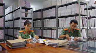 Phòng Hồ sơ nghiệp vụ Công an tỉnh Tây Ninh với công tác số hóa hồ sơ, tài liệu