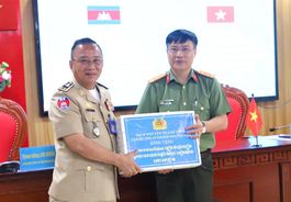 Sơ kết công tác hợp tác bảo đảm an ninh, trật tự khu vực biên giới Đắk Nông và Campuchia