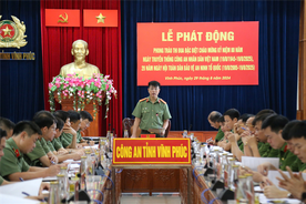 Xây dựng lực lượng Công an Vĩnh Phúc thật sự trong sạch, vững mạnh, chính quy, tinh nhuệ, hiện đại